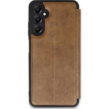 Pazarcan Samsung Galaxy A35 5g Kılıf Flip Cover - Taba