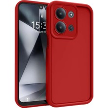 Pazarcan Redmi 15C 4g Viera Silikon - Kırmızı
