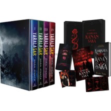 Ephesus Yayınları Yaralasar Serisi Seti 4 Kitap Ciltli Kutulu ve Kasırgaya Kanan Saka 1 Hediyeli Özel Kutu