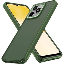 Pazarcan Realme C53 Kılıf Elegant Kapak - Yeşil