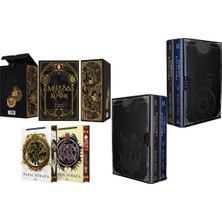 Ephesus Yayınları Medusa'nın Ölü Kumları Iki Kitaplık Set Yan Boyalı ve Kasırgaya Kanan Saka Ikili Kutu Ciltli