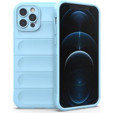Pazarcan Iphone 12 Pro Kılıf Optimum Silikon - Sky Blue