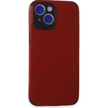 Pazarcan Iphone 15 Kılıf Loop Deri Silikon - Kırmızı