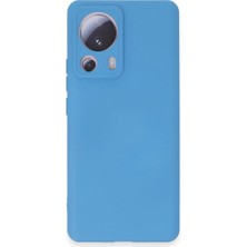 Pazarcan Mi 13 Lite Kılıf Nano Içi Kadife Silikon - Mavi