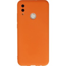 Pazarcan Huawei P Smart 2019 Kılıf Nano Içi Kadife Silikon - Turuncu