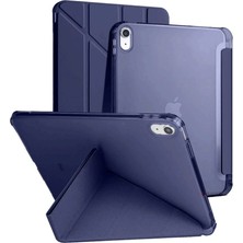 Pazarcan Ipad 2022 10.9 (10.nesil) Kılıf Kalemlikli Mars Tablet Kılıfı - Lacivert