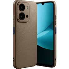 Pazarcan Redmi 15C 4g Thermax Silikon Kılıf - Kahverengi