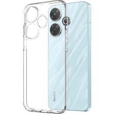 Pazarcan Redmi 13 4g Kılıf Lüx Şeffaf Silikon