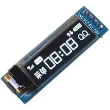 Robotistan 0.91INÇ OLED Ekran Modülü - 128X32 - Beyaz