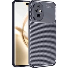 Pazarcan Honor 200 Kılıf Auto Focus Karbon Kapak - Lacivert