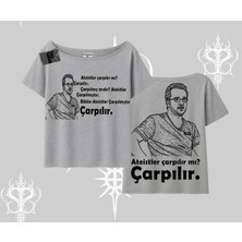 Çarpılır Mı? Çarpılmıştır. Kayık Yaka Tshirt