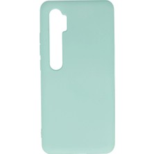 Pazarcan Mi Note 10 Lite Kılıf Nano Içi Kadife Silikon - Turkuaz