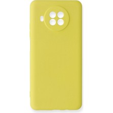 Pazarcan Mi 10T Lite Kılıf Nano Içi Kadife Silikon - Sarı
