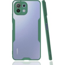 Pazarcan Mi 11 Lite Kılıf Platin Silikon - Yeşil