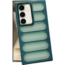 Pazarcan Samsung Galaxy S24 Plus Kılıf Airmax Silikon Kapak - Koyu Yeşil