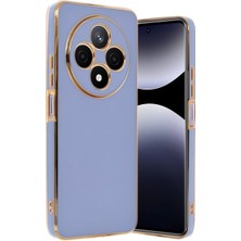 Pazarcan Redmi 14C Kılıf Volet Silikon - Mavi