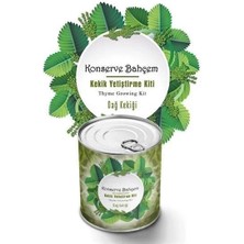 Eco Lounge Konserve Bahçem Evde Konservede Kekik Dağ Kekiği Yetiştirme Kiti