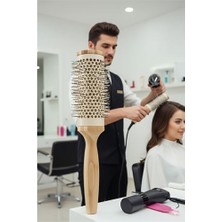 Najmaddin Profesyonel Kuaför 62 mm Ceramic Ionic Nano Fön Fırçası – 27 cm Uzunluk Profe - NJ001P-4I5AB