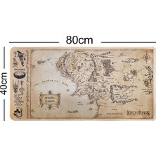 Hamiki Lotr Yüzüklerin Efendisi Oyun Gaming Klavye Mouse Pad Masa Pedi, Büyük Mouse Pad, Ofis Için Mat, Su Geçirmez Mat, Ofis