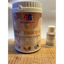 Emsa Ekonomik Rtv-2 Kalıp Silikonu 1000 gr Beyaz 24 Shore