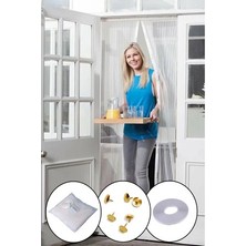 Mıknatıslı Kapı Sinekliği Tül Perde 105 x 205 cm (4887) Azrlya (RSG-T45)