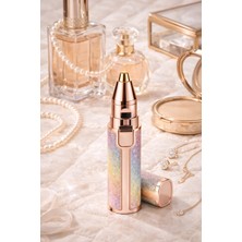 Eco Lounge Taşınabilir Şarjlı Yüz Tüy Alma Aleti, Tahriş Etmeyen Hassas Başlık ve Lüks Gövde