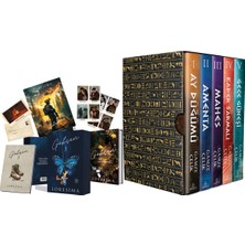 Ephesus Yayınları Gökçen 3 Tek Kitaplık Kutulu Set Ciltli ve Piramit Serisi 5 Kitaplık Kutu Ciltli