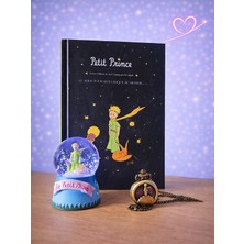 Küçük Prens Saat, Küçük Prens Mini Kar Küresi ve Küçük Prens Defter - Sevgiliye Arkadaşa Özel Hediye