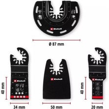 Einhell Raspalama Uç Seti 4 Parça