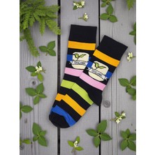 G Socks Rengarenk Organic Desenli Renkli Çorap