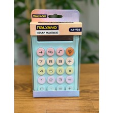 İtalyano Italyano KA-906 Mint Serisi Renkli Tuşlu Masaüstü Hesap Makinesi