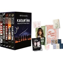 İndigo Kitap Karantina Serisi Seti-5 Kitap Takım- Ciltli Kutulu ve Ben Ölmeden Önce Kutulu Set Ciltli