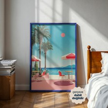 Persona Istanbul Artificial Collection Pastel Sahil Rüyası - Retro Yaz (Çerçevesiz)