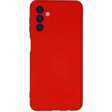 Pazarcan Samsung Galaxy A04S Kılıf Nano Içi Kadife Silikon - Kırmızı