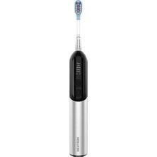 Neutron Şarjlı Sonik Diş Fırçası, Dijital Ekranlı Şarjlı Diş Fırçası (Silver)