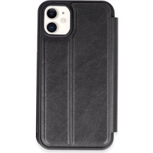 Pazarcan Iphone 11 Kılıf Flip Cover - Siyah