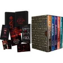 Ephesus Yayınları Kasırgaya Kanan Saka 1 Hediyeli Özel Kutu ve Piramit Serisi 5 Kitaplık Kutu Ciltli