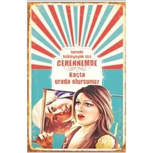 Aydenstore Kuşe Kağıt Duvar Posteri Nerede Bekleyeyim Sizi Retro DRTR0096