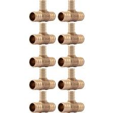 Aydenstore UC412LFA10 3/10,2 cm x 3/10,2 cm x 1/5,1 cm Pirinç Pex Azaltır Çay 10 Paket