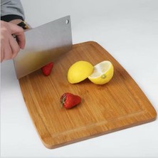 Aydenstore Boğumlu Kesme ve Doğrama Panosu – Ekmek, Et, Balık, Tavuk ve Sebze Için Kaymaz Tabanlı, Antibakteriyel, Çok Amaçlı Mutfak Kesim Tahtası (1, 30X19 Cm)