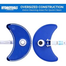 Aydenstore Manuel Havuz Vakum Başlığı, Tek ve Yer Üstü Havuzlar Için, Ağırlıklı Havuz Elektrikli Süpürge Başlığı, Kıllı Hilal, Döner Hortum 3,8 cm Veya 3,8 Cm, Temiz Kir Köşeleri