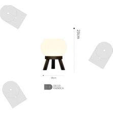 Aydenstore Modern Balon Şeklinde Masa Lambası – Ayaklı Eğlenceli | Çocuk ve Genç Odası Dekoratif Aydınlatma