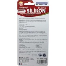 Aydenstore 53.01.029 Tüp Silikon, 50G, Şeffaf