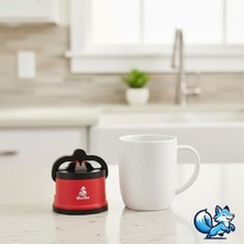 Aydenstore Powergrip'li Bıçak Bileyici - Vantuzlu Vakumlu, Serbest Ellerle Kullanılabilen Tungsten Carbide Bıçak Bileme Aleti