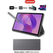 Lenovo Tab 2. Nesil 8gb 128GB 11.5" 2.5k 120Hz Tablet Gri Kalem ve Kılıf Hediyeli Eğitim Ofis ve Oyun Için Üstün Performanslı Tablet Seti