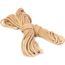 Aydenstore Jüt Halat Dekor Ipi 5 mm 20 Metre Ip Halat Ip Hasır Ip Jüt Kendir Ip