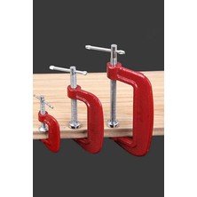 Aydenstore G Tipi 3lü Mengene Sıkıştırma Seti 25-50-75 mm Mengene Seti 1410