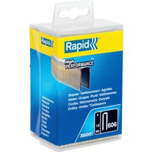 Aydenstore Zımba Teli Tip 606, 18 mm Zımba, 3.600 Adet Plastik Kutu, Ahşap Için Dar Sırt Mandalları, Reçine Yüzeyli