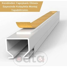 Aydenstore 4 Metre (25X16) | Kendinden Yapışkanlı Kablo Kanalı | 4m (10 Adet x 40CM) | Kablo Gizleyici