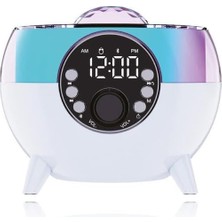 Aydenstore 2400 Mah Şarj Saat ve Alarm Özellikli Ledli Bluetooth Hoparlör Bts-99